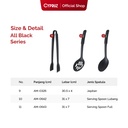 Cypruz Utensil All Black Series: Serving Spoon FULL 24/144X1