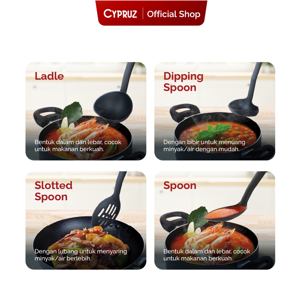 Cypruz Utensil Nylon Series: Turner 32.5x8cm 96X1