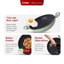 Cypruz Press Color Handle WOK 30cm (GREY) 10X1