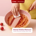 Cypruz Pastel Series Wood Handle Fry Pan Induction Bottom
