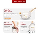 Cypruz White Granite Die Cast Fry Pan