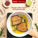 Cypruz White Granite Die Cast Fry Pan