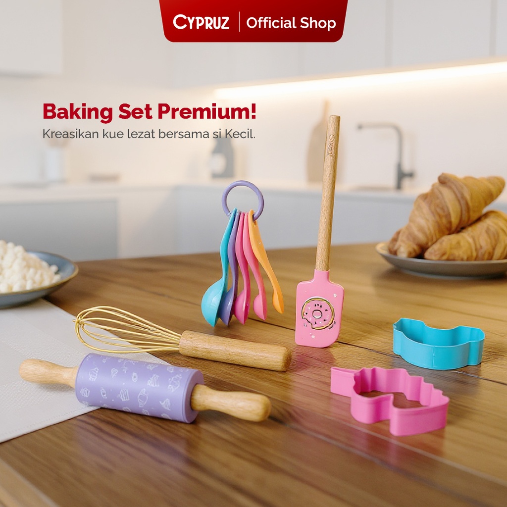 Cypruz Silicone Utensil Set CANDY: 10pcs