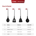 Cypruz Silicone Utensil Series Gg.Stainless: Slotted Turner 96X1