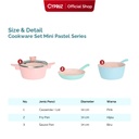 Cypruz Colourful Mini Pan Set:4pcs 6X1