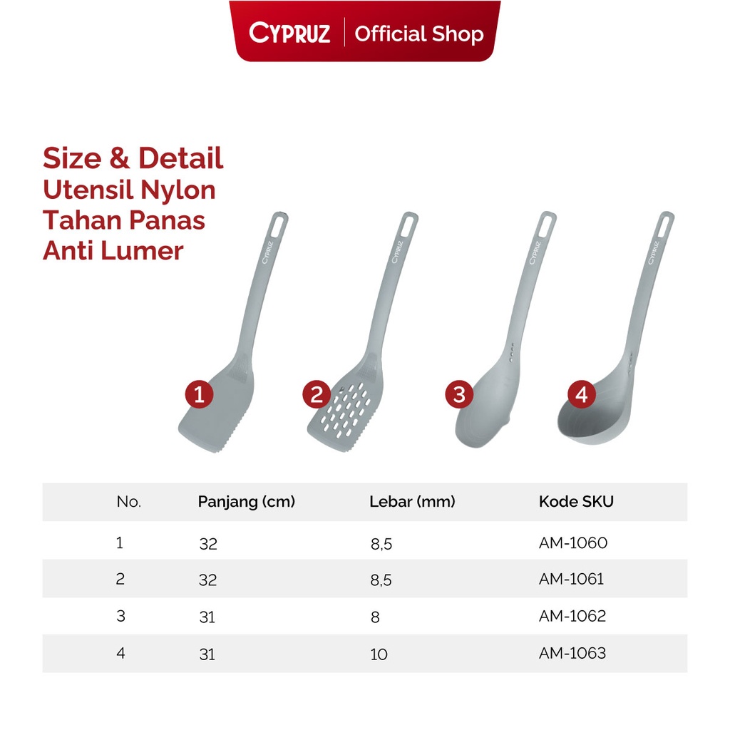 Cypruz Nylon Turner with Grater 96X1