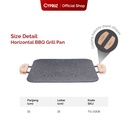 Cypruz Horizontal BBQ GRILL PAN 10x1