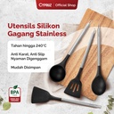 Cypruz Silicone Utensil Series Gg.Stainless: Spoon 96X1