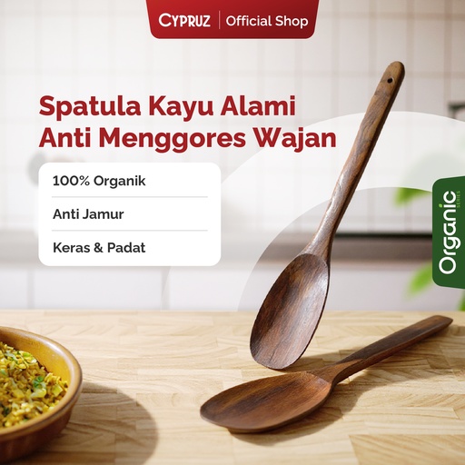 [AM-0630] Cypruz Utensil Sonokeling: Turner BUNDAR 35x6.5cm 24/240X1