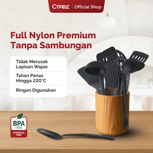 [AM-0584] Cypruz Utensil All Black Series: Turner LEGOK 24/144X1