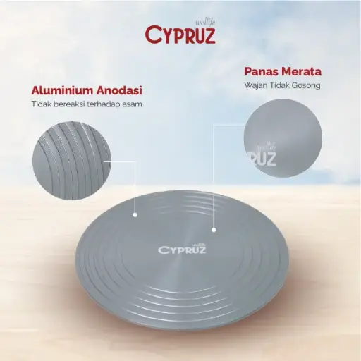 [HP-0001] Cypruz Heat Conduction Plate 24CM 20X1